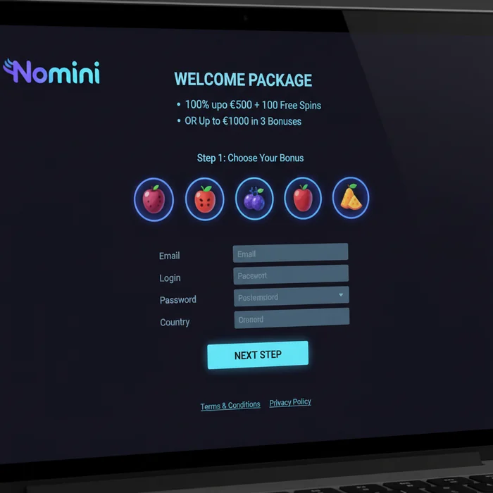 Nomini Casino Signup
